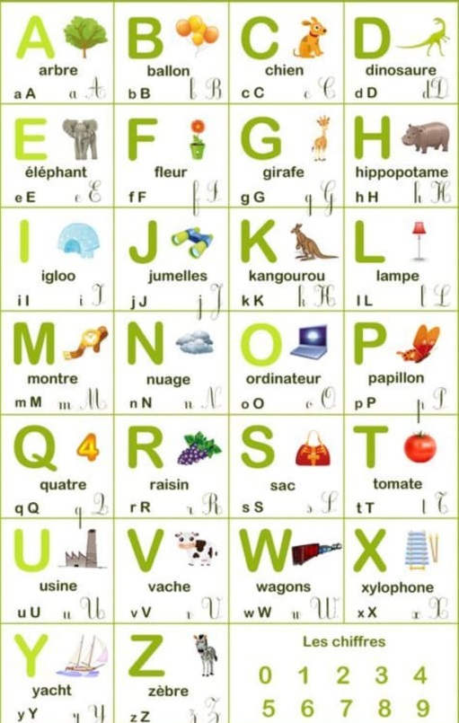Learn French Alphabets